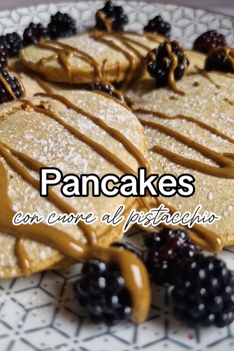 Pancakes dal Cuore al Pistacchio