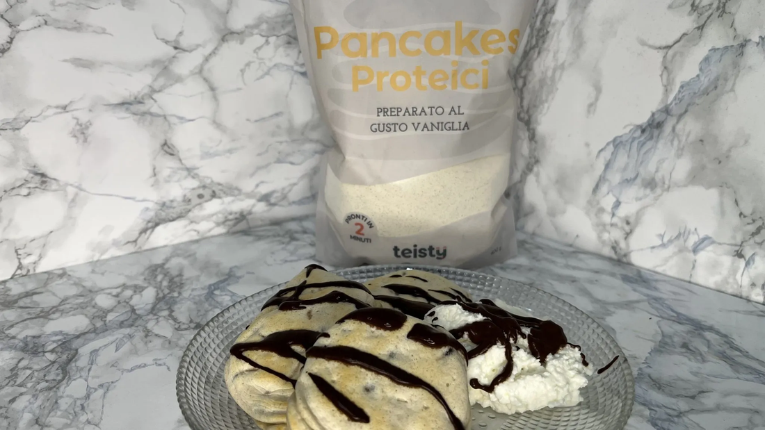 Pancakes proteici alla vaniglia in 2 minuti