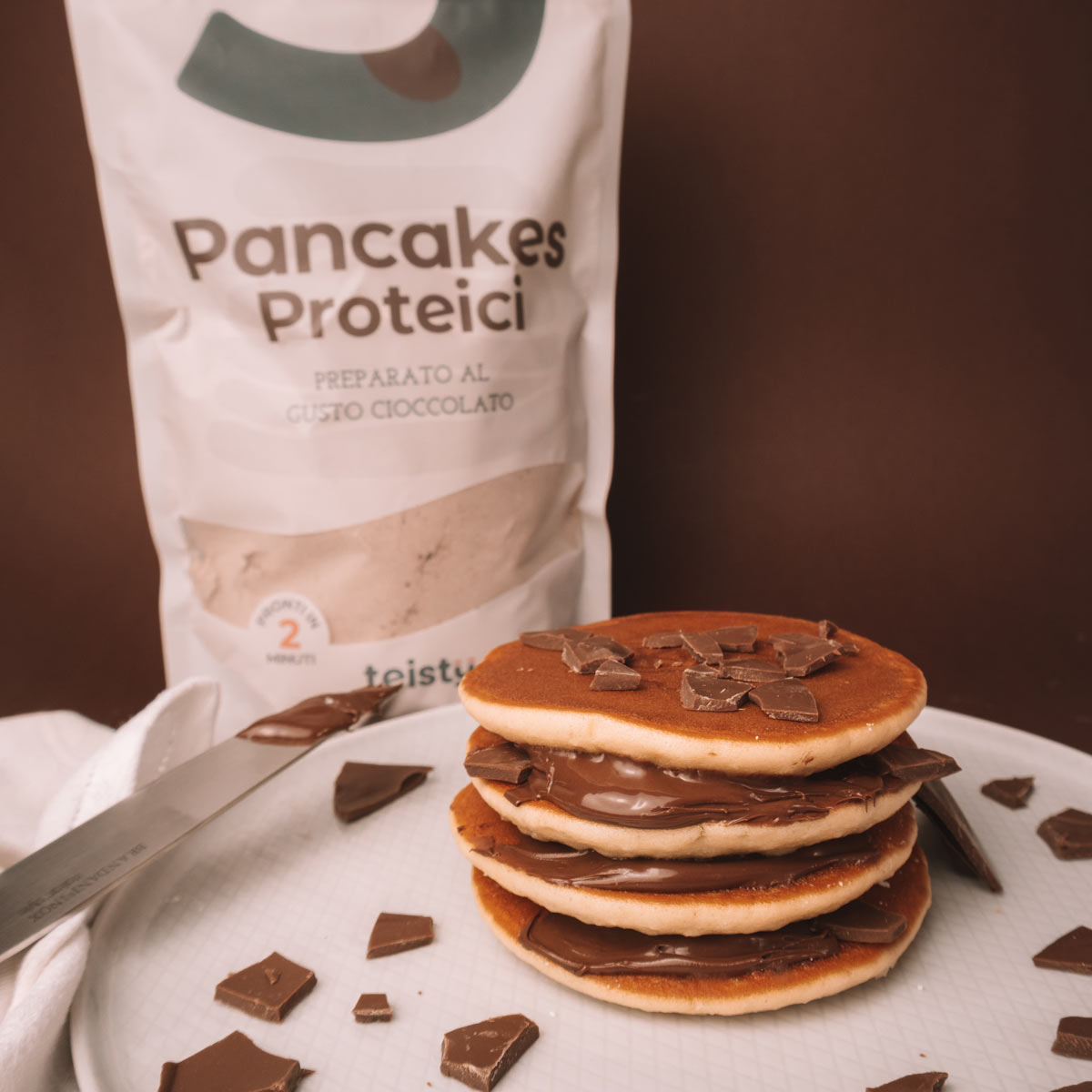 Pancake proteici cacao