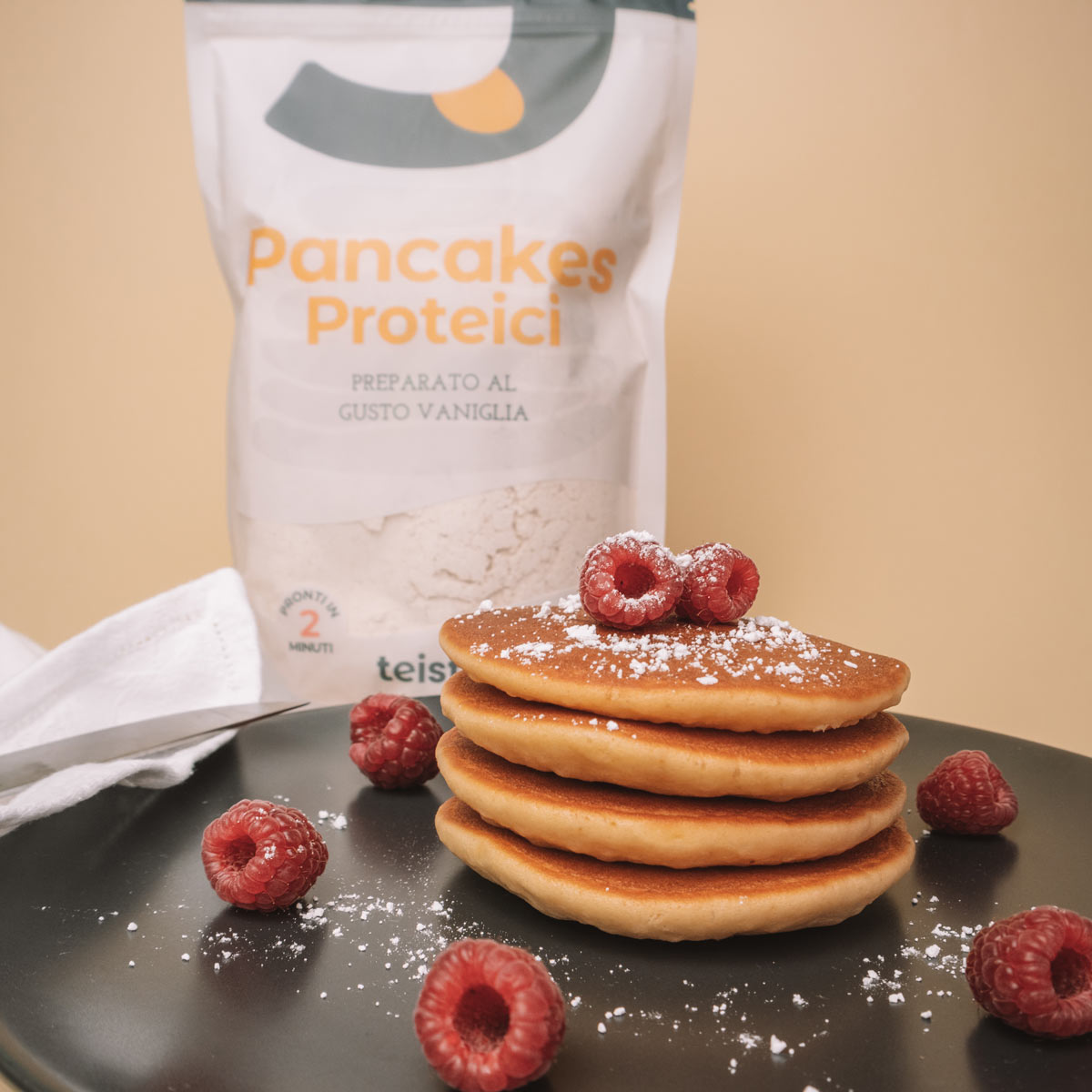 Pancake proteici al gusto vaniglia