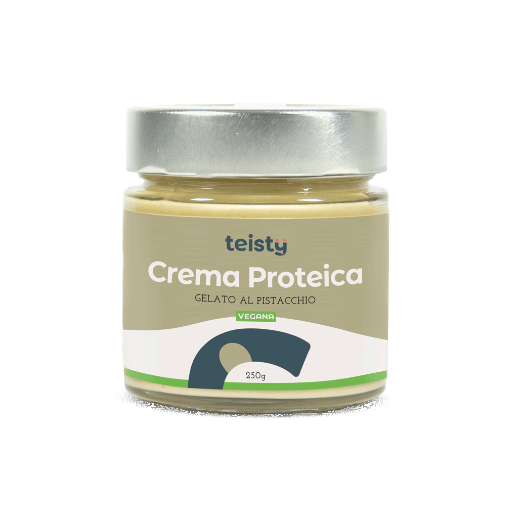 Crema proteica vegana gelato al pistacchio