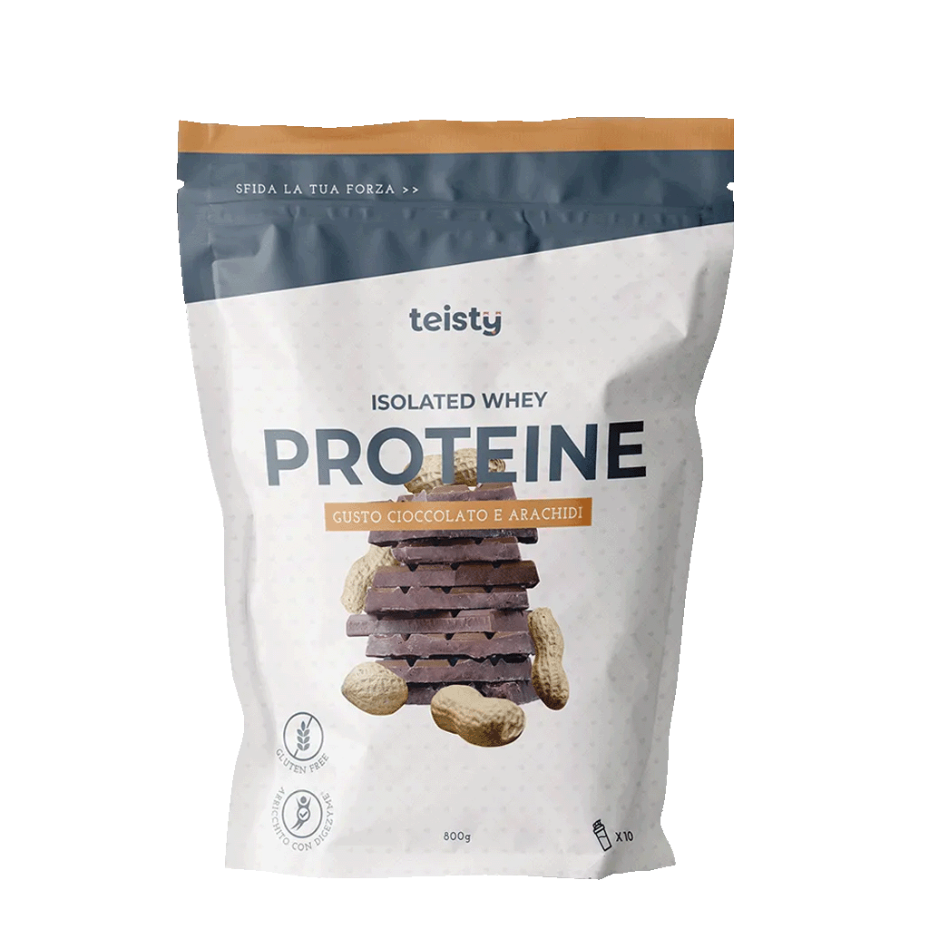 Proteine in polvere Isolate - Cioccolato e Arachidi